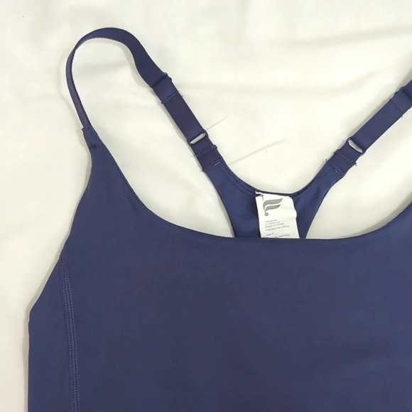 Fabletics On-The-Go Built-In Bra Tank, Color Deep Cobalt Size XS - Picture 6 of 15